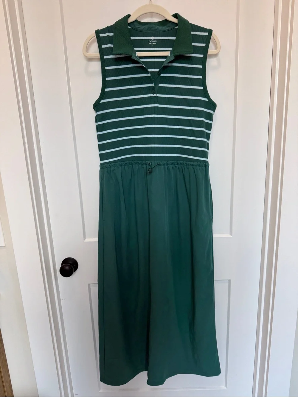 NWOT Talbots Mixed Media Polo Dress - Picture 3 of 5